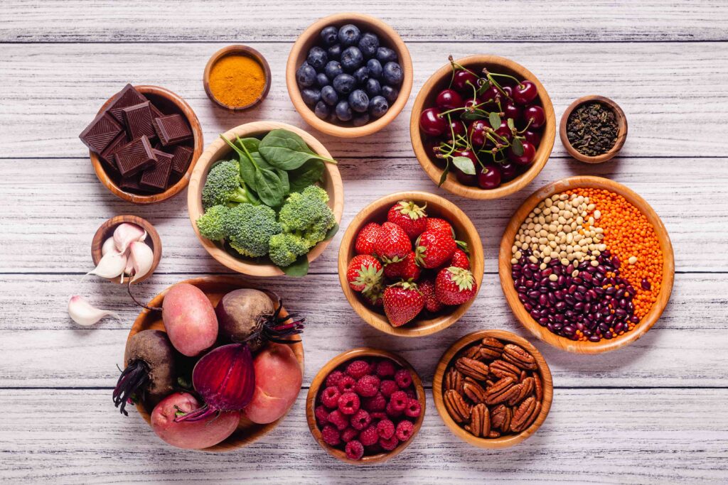 Какие продукты питания богаты антиоксидантами