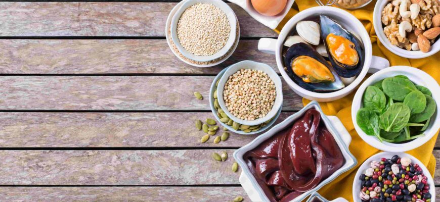 Зачем организму необходимо железо и какие продукты им богаты